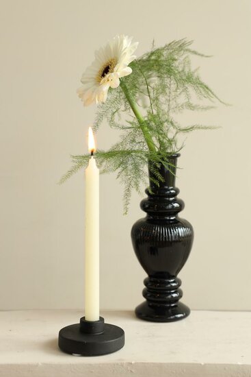 Pencil candles cream s/12