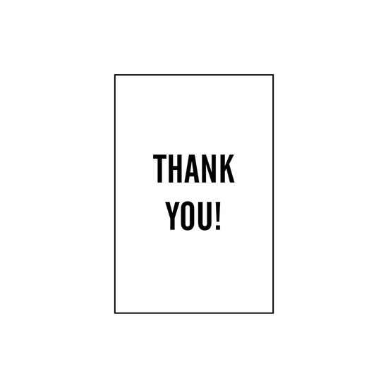 My Style - Thank you card