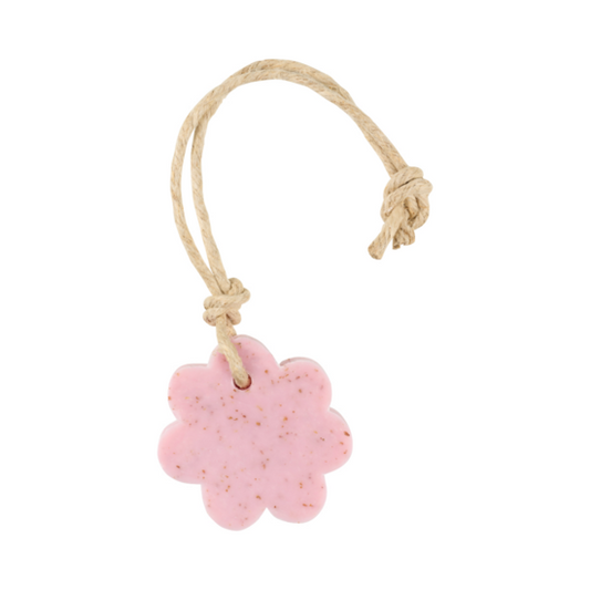 My Style - Soap Pendant Flower Old Pink with Bran Rose