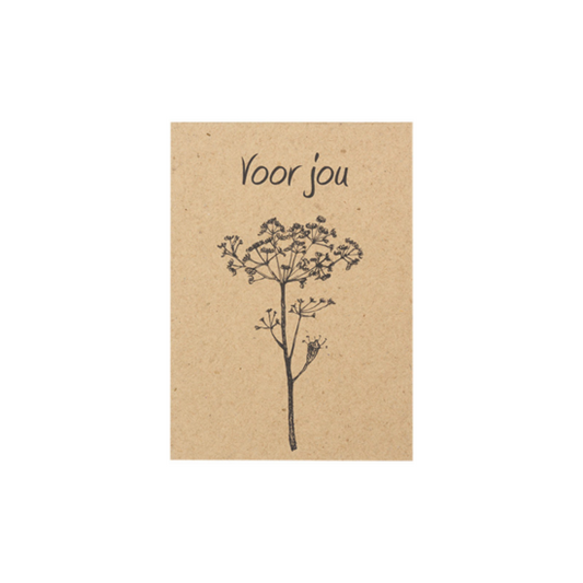My Style - Card Flower with wild flower mix For you
