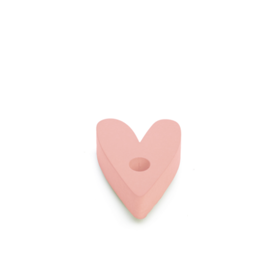 Rustik Lys kandelaar Concrete Heart blossom