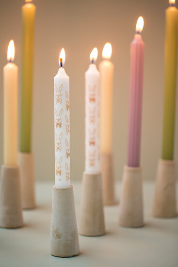 Rustik Lys - By Kimmi dinner candle Bunny s/4