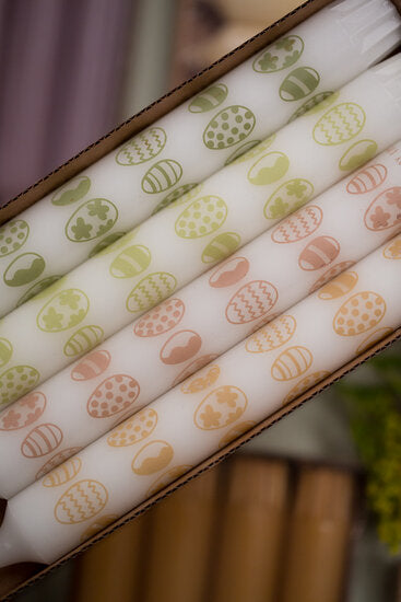 Rustik Lys - By Kimmi dinner candle Eggs s/4