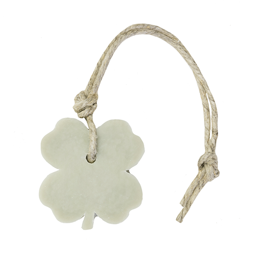 My Style - Soap pendant four-leaf clover green with argile verte, olive scent