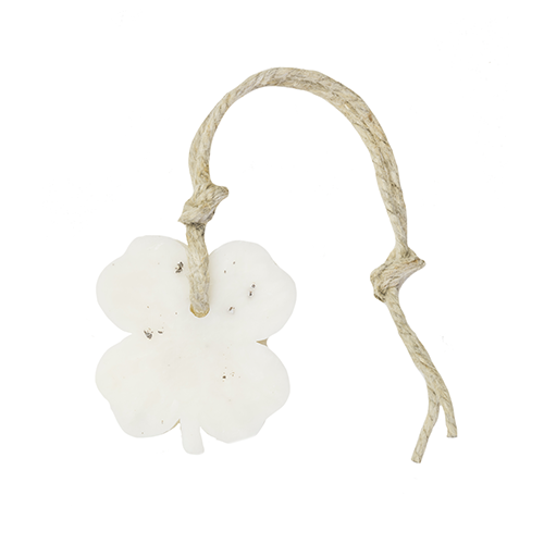 My Style - Soap pendant four-leaf clover natural with ghassoul, scent mille fleurs