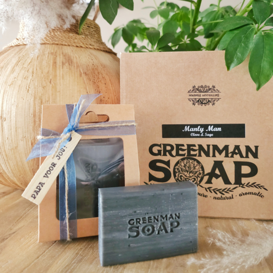 Greenman - Soap bar Manly man - Father's Day edition