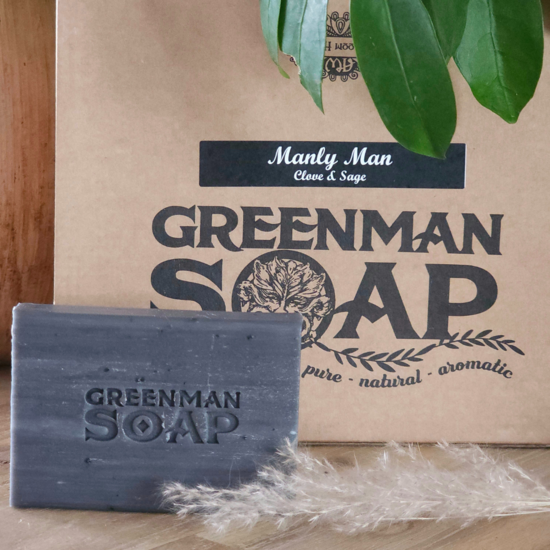 Greenman - Soap bar Manly man - Father's Day edition