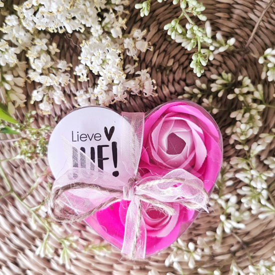 Thistle Rose - Soap Flowers Cotton Candy, Set of 3 - Dear Teacher