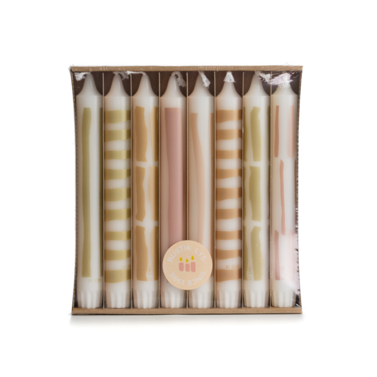 Rustik Lys - Stearine dinner candle By Kimmi gift set Party