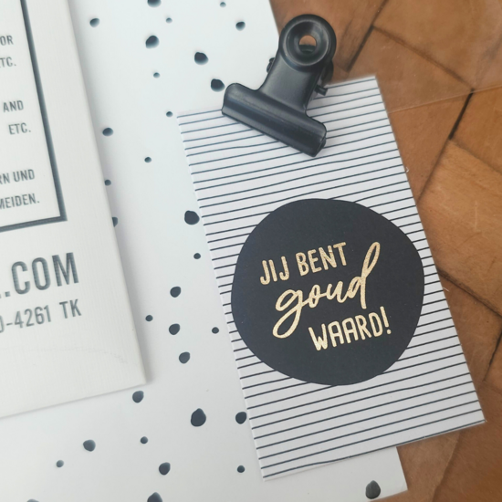 Gift set Geurzakje Jij bent goud waard