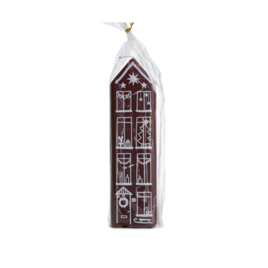 Rustik Lys - BY KIMMI Huis kerst aubergine L