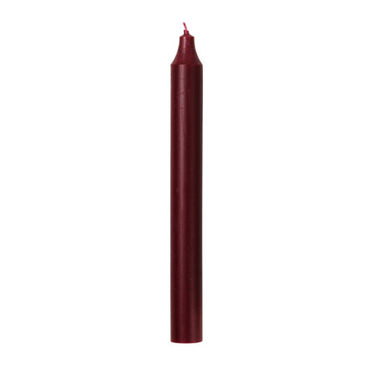 Rustik Lys - Dinner candle 2.1 x 20 cm burgundy