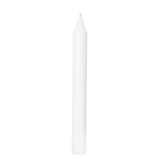 Rustik Lys - Dinner candle 2.1 x 20 cm white
