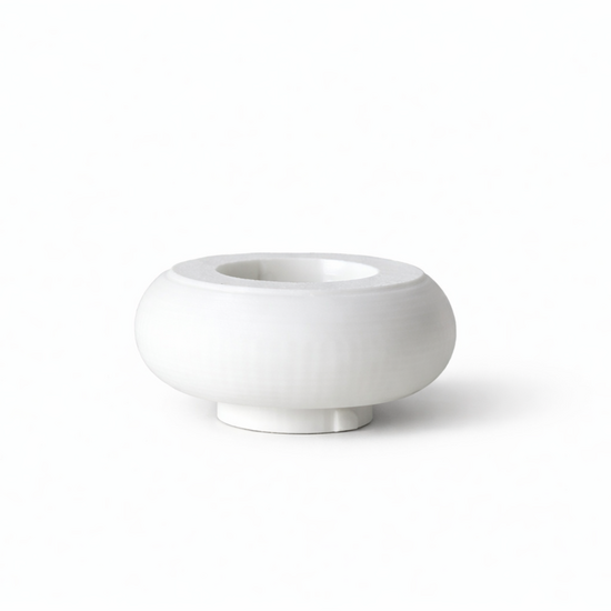 Bon Lifestyle – Modular Candlestick Donut – White