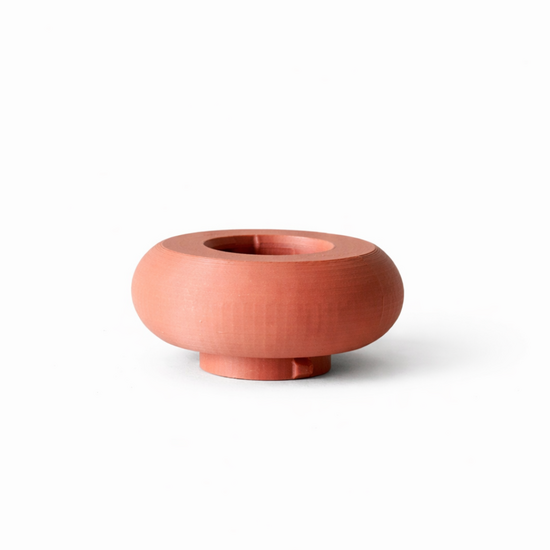 Bon Lifestyle – Modulare Kerzenhalter Donut – Terrakotta