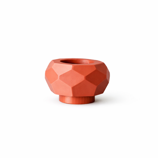 Bon Lifestyle – Modulaire Kandelaar Facet – Terracotta