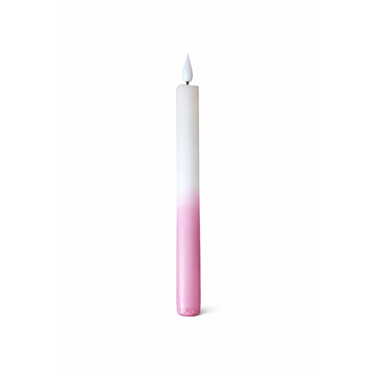 Bon Lifestyle – LED Dip Dye dinerkaars – linnen/rosa