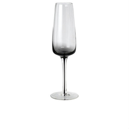 Broste Copenhagen - Smoke - Champagne glass, set of 3 pieces