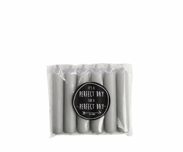 Rustik Lys - Gift Dinner Candle Cool Gray