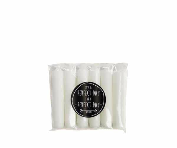 Rustik Lys - Gift Dinner Candle White