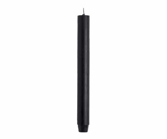 Rustik Lys – Dinnerkerze 2,6 x 30 cm Schwarz