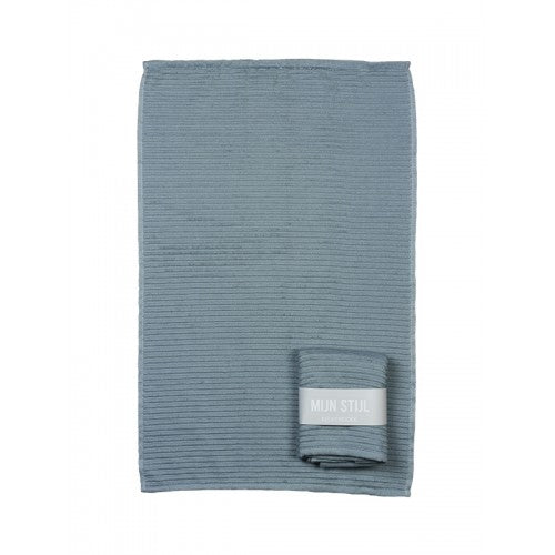 Mijn Stijl - Handdoek Blauw/grijs