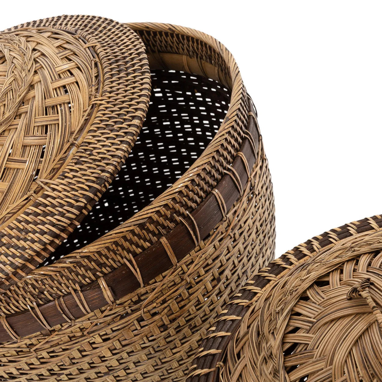 Bazar Bizar – Colonial Opbergmand Naturel bruin M – 35 × 40 cm