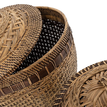 Bazar Bizar – Colonial Opbergmand Naturel bruin M – 35 × 40 cm