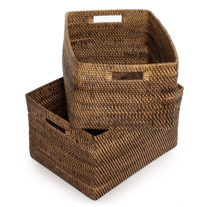 Bazar Bizar – Colonial Magazine mand Naturel bruin – 46 × 23 cm