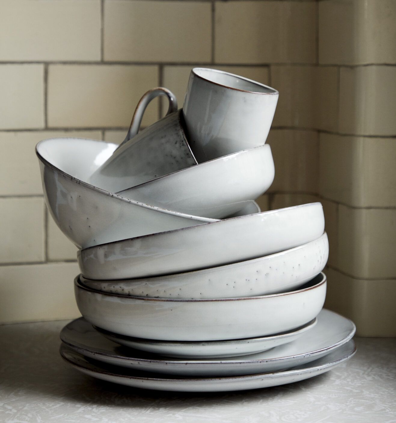 Broste Copenhagen - Nordic Sand Bowl Straight