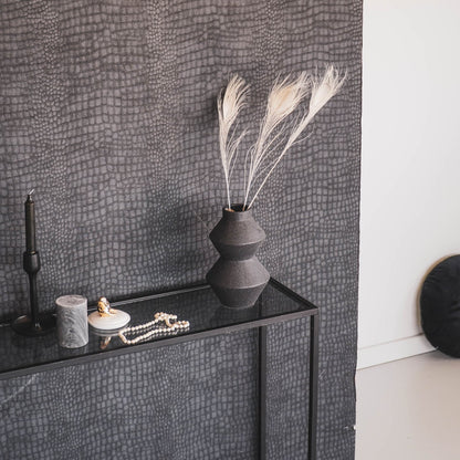 Housevitamin - Organic vase Black - 13x13x22cm