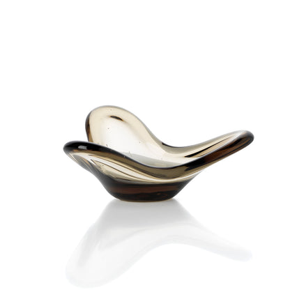 Bazar Bizar - Liquid Form Theelichthouder – Smoke Glas