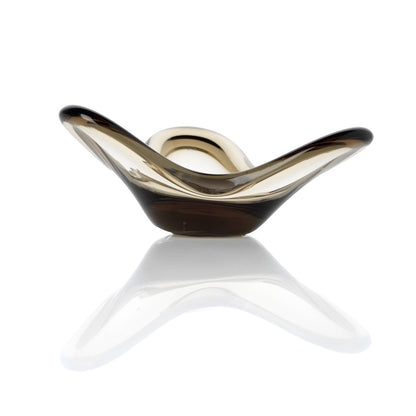 Bazar Bizar - Liquid Form Theelichthouder – Smoke Glas