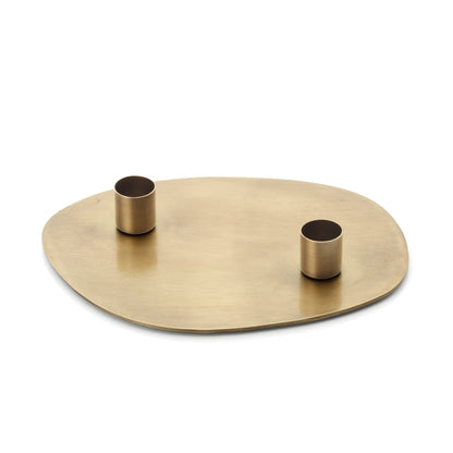 Bazar Bizar - Glowpad Kandelaar – Goud Metaal