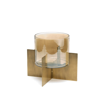 Bazar Bizar kandelaar Hurricane X Low goud 26 × 26 × 22,5 cm