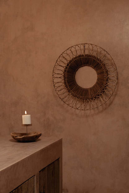 Bazar Bizar - The Candle Plate Kaarsenplateau – Naturel Teakhout