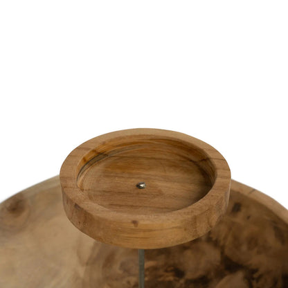 Bazar Bizar - The Candle Plate Kaarsenplateau – Naturel Teakhout