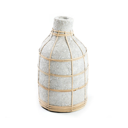 Bazar Bizar Whoopy vaas – beton/naturel – L – productfoto 1