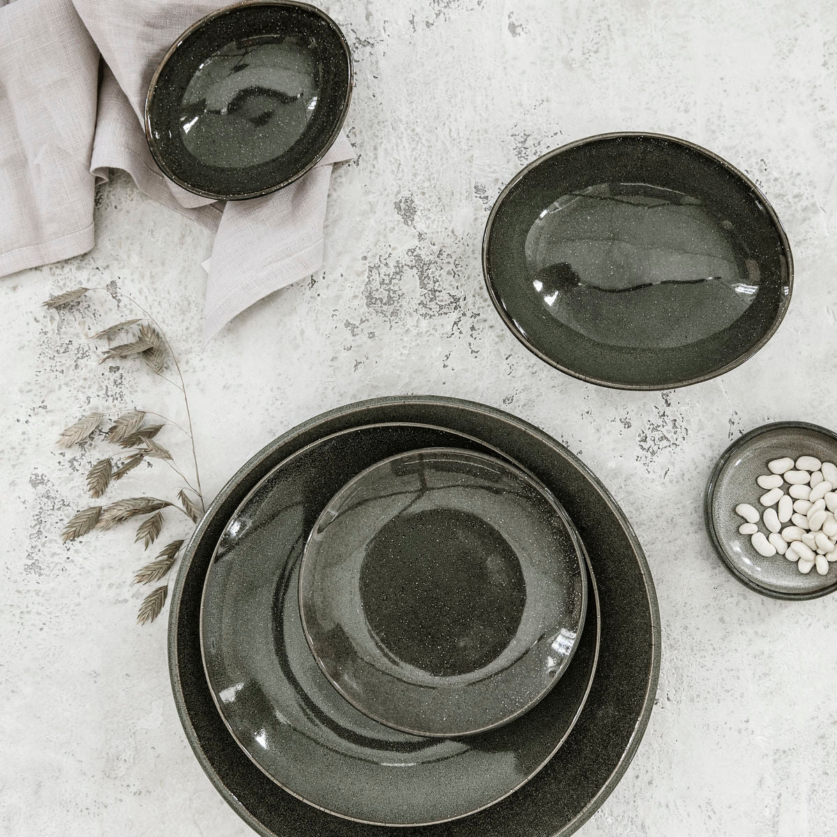 House Doctor - Lake Green Bowl Large
