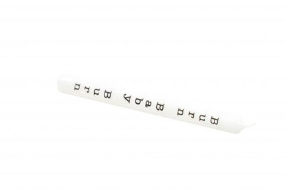 Housevitamin - White Candles with Text s/3