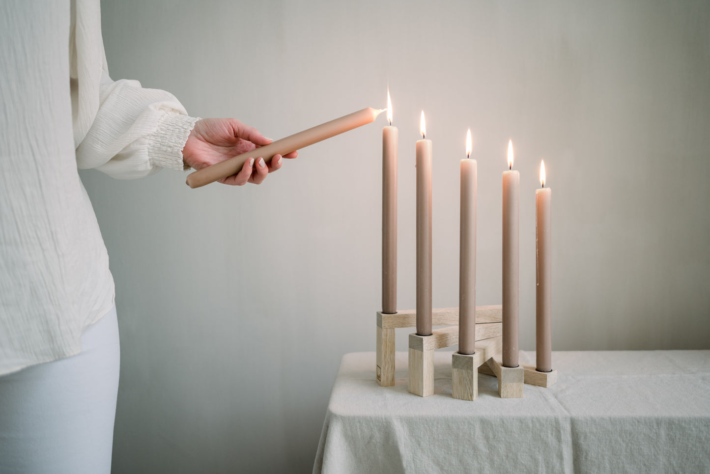 Leeff - Candlestick Coen natural
