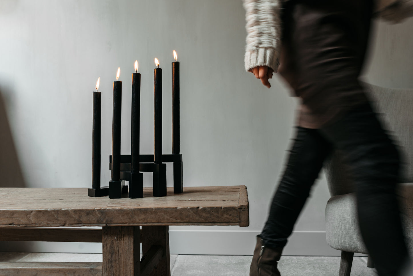 Leeff - Candlestick Coen Black