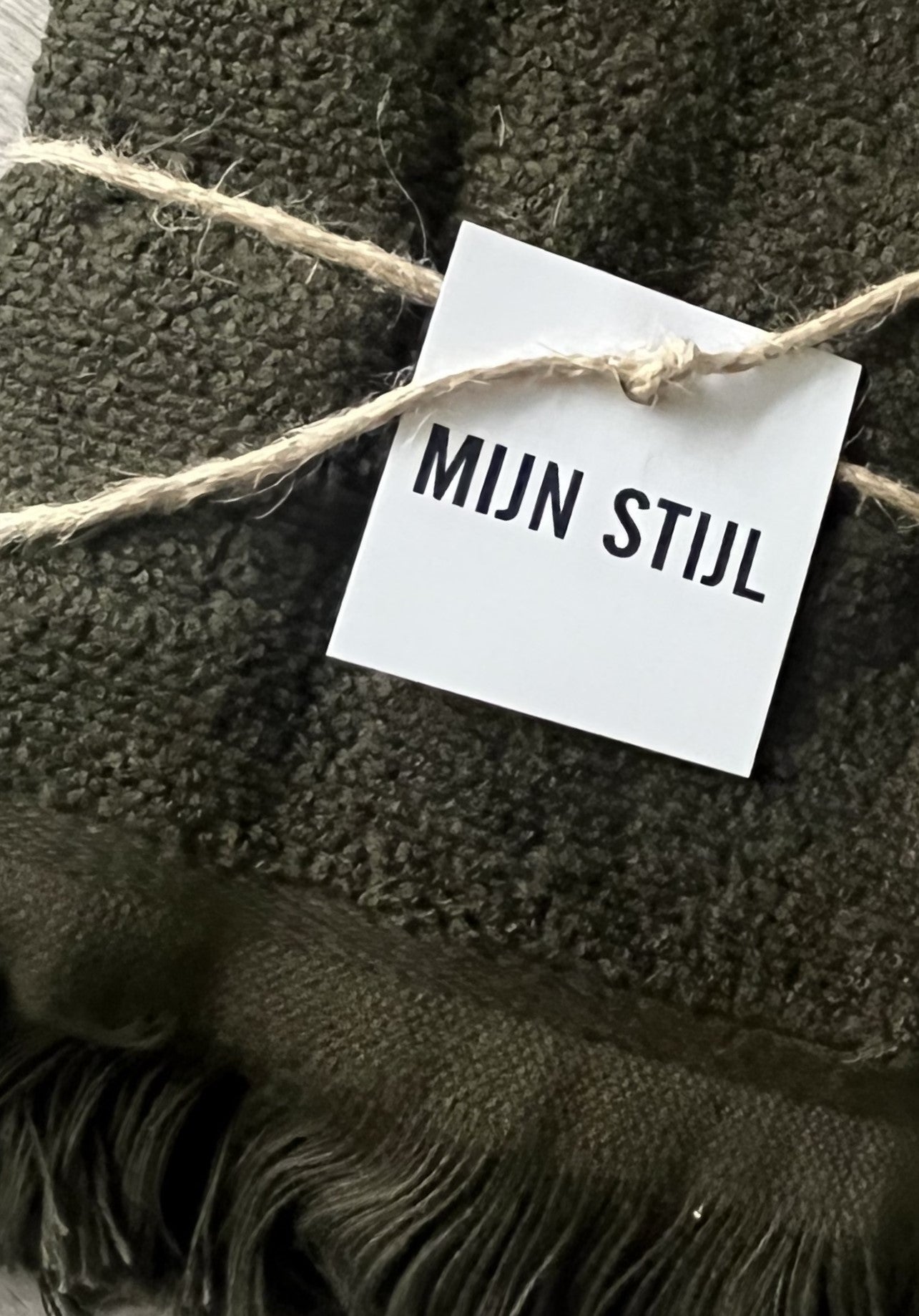 My Style - Fringed Towel Dark Green