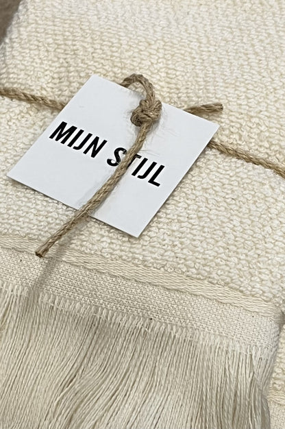 My Style - Towel with fringes Ecru