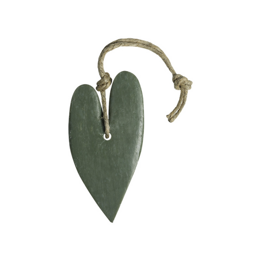 My Style - Soap pendant heart XL army green, olive scent