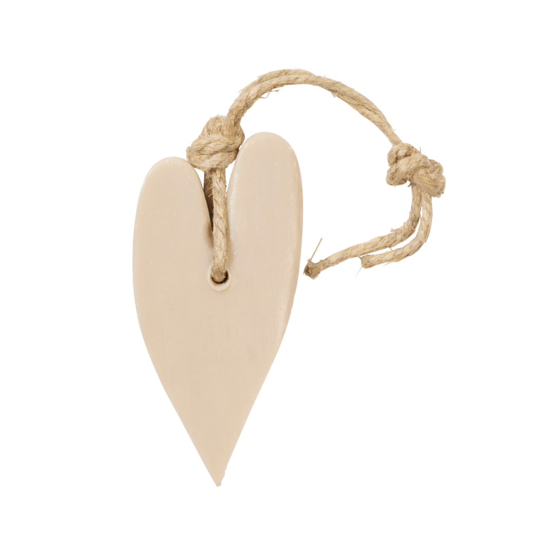 My Style - Soap pendant heart XL light taupe, cashmere scent