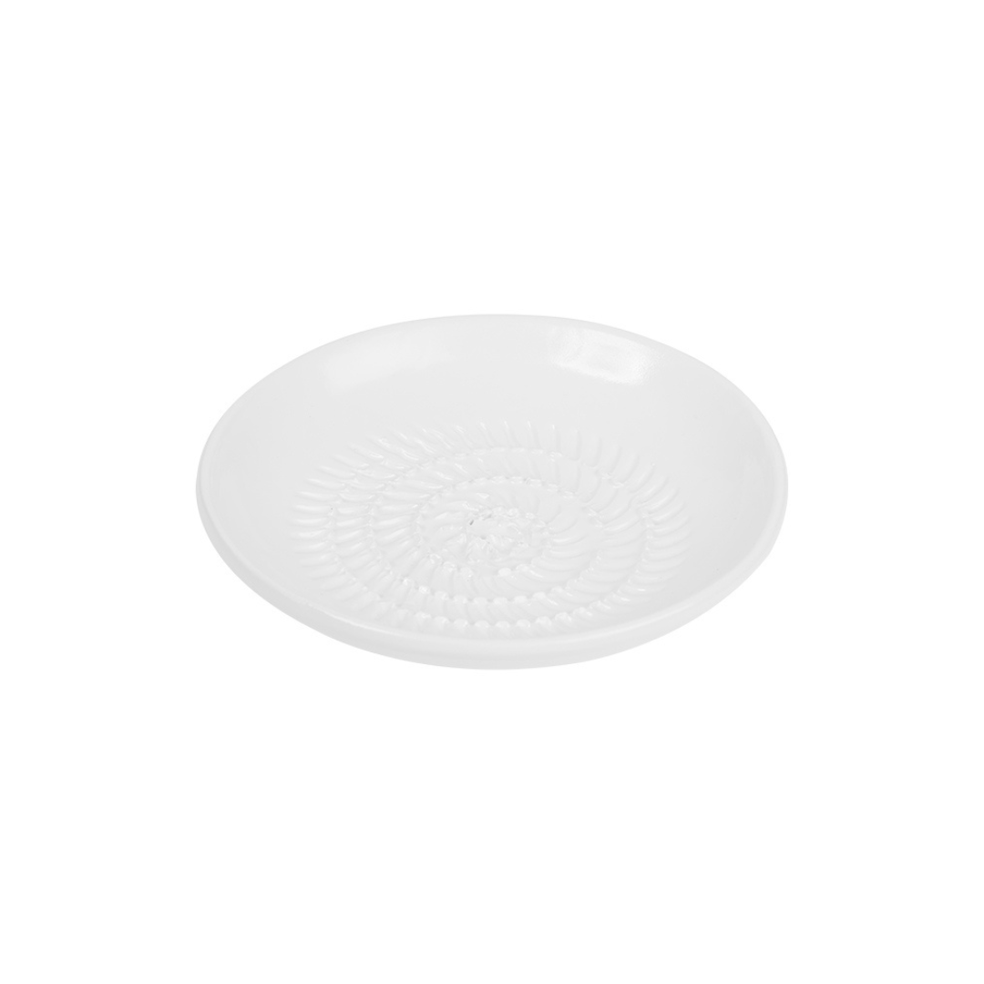 Mijn Stijl wit keramieken raspschaaltje voor geurblokjes 12 cm