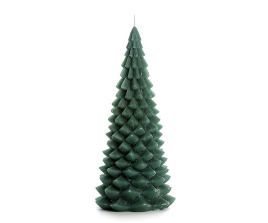 Rustik Lys kerstboomkaars Leaf Green groen 13,5 × 30 cm