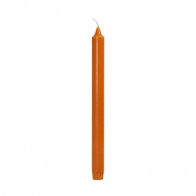 Rustik Lys stearine dinerkaars Terracotta 2,2 × 28 cm